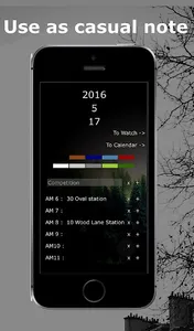 Simple Calendar app *DeepBlack screenshot 2