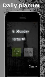 Simple Calendar app *DeepBlack screenshot 4