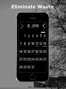 Simple Calendar app *DeepBlack screenshot 5