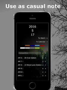 Simple Calendar app *DeepBlack screenshot 7