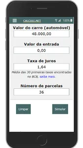 Simular Financiamento Veículos screenshot 10