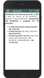 Simular Financiamento Veículos screenshot 12
