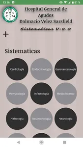 Sistemáticas Clínica HGADVS screenshot 1