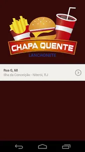 Chapa Quente Lanches screenshot 0