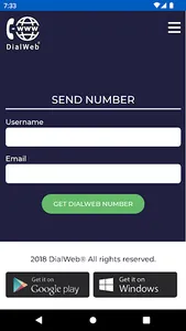 DialWeb screenshot 1