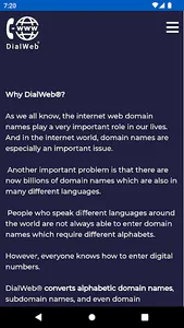 DialWeb screenshot 2