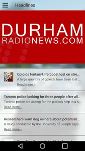 Durham Radio News screenshot 0