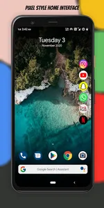 R Launcher for Android R 11 screenshot 0