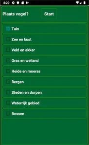 Vogels in Nederland screenshot 4