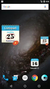 Kalendář CZ screenshot 3