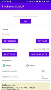 Bločkomat SumUp screenshot 0