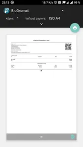 Bločkomat screenshot 2