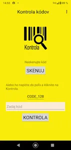 Kontrola Kódov screenshot 0