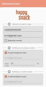 HappySnack mobile screenshot 2