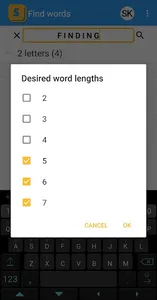 Find Words - Scrabble help screenshot 1
