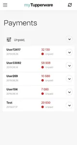 myTupperware screenshot 2