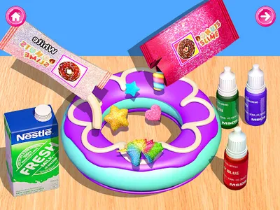 Donut Slime DIY Unboxing Games screenshot 14