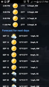 Local weather USA screenshot 1