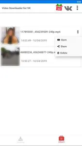 Video downloader for VK - Vkon screenshot 11