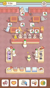 Cat Snack Cafe: Idle Games screenshot 1