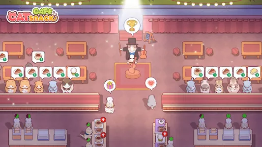 Cat Snack Cafe: Idle Games screenshot 13