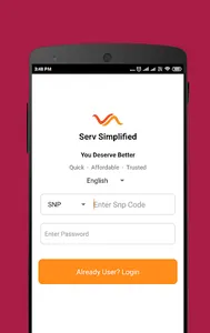 Serv Network Partner (SNP) screenshot 0