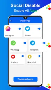 Social Disable Block Apps screenshot 3