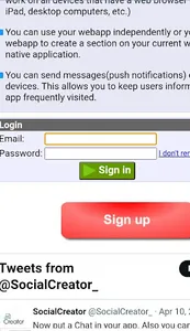 SocialCreator screenshot 1