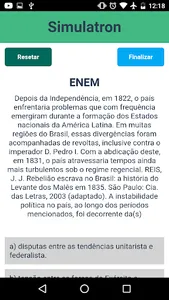 Simulatron (ENEM, DETRAN) screenshot 4