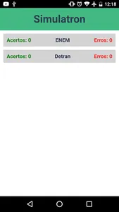 Simulatron (ENEM, DETRAN) screenshot 6