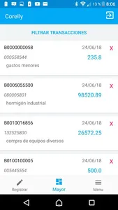 Regesta,  registro de facturas screenshot 1