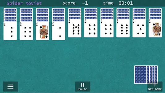 Spider Solitaire Classic Game screenshot 4