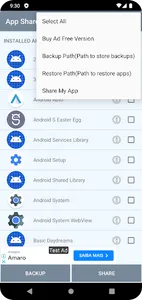 App Share and Backup screenshot 1