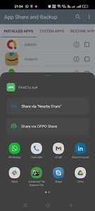 App Share and Backup screenshot 2