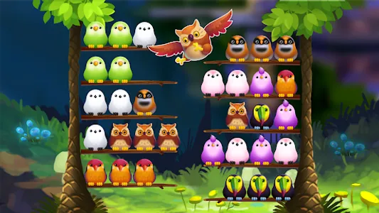 Bird Color Puzzle: Sort Game screenshot 14