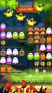 Bird Color Puzzle: Sort Game screenshot 4
