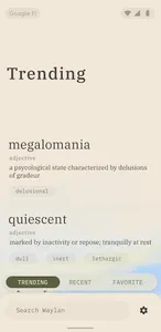 Waylan - A dictionary concept screenshot 0