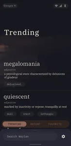 Waylan - A dictionary concept screenshot 2
