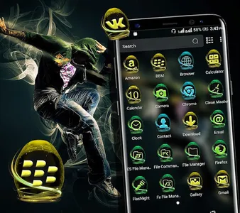 Hip Hop Dance Launcher Theme screenshot 1