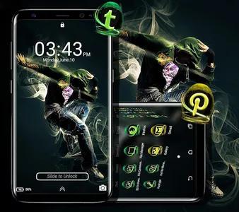 Hip Hop Dance Launcher Theme screenshot 3