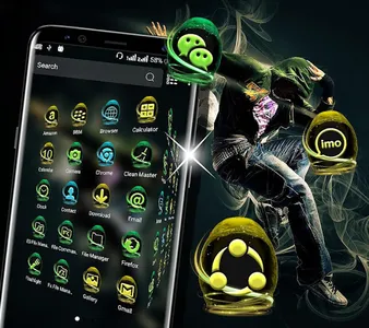 Hip Hop Dance Launcher Theme screenshot 4