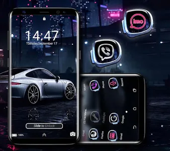 Sports Car Launcher Theme screenshot 3