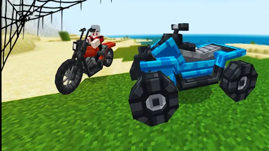 Minecraft bike games mod screenshot 9