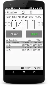 Ultrachron Stopwatch & Timer screenshot 4