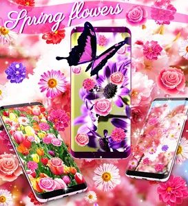 Spring live wallpapers screenshot 1