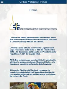 Ordine Medici Veterinari della screenshot 4