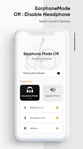 Earphone Mode Off : Disable He screenshot 0