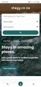 Stayy.co.za screenshot 0