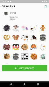 Stickers cookies for whatsapp screenshot 0