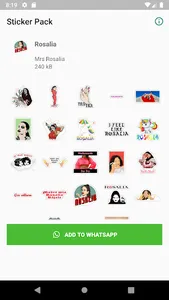 WAStickerApps Rosalia screenshot 0